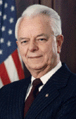 color photo of Senator Byrd