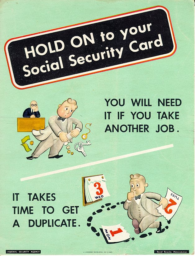 old poster re: lost SSN cards